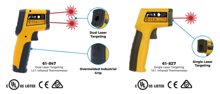 Single Laser Targeting Infrared Thermometer